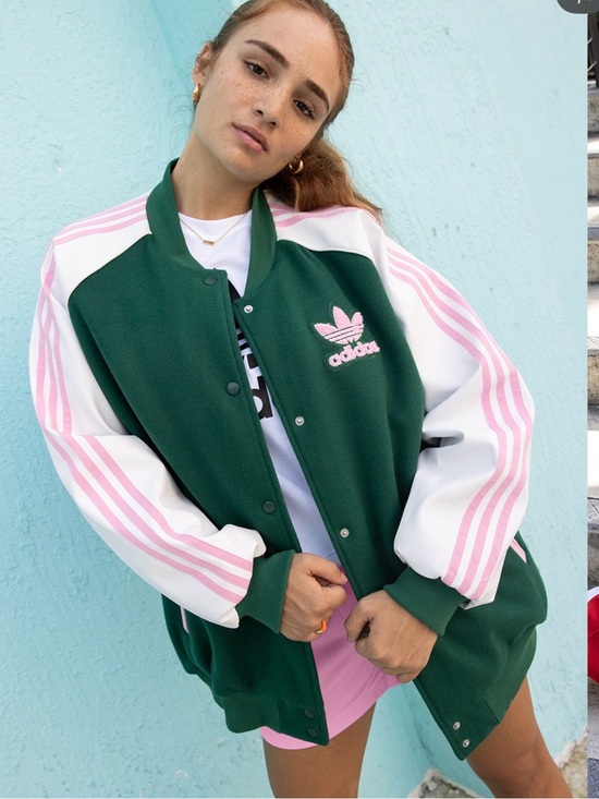 adidas Originals Jackets & Blazers - Adidas Originals Oversized Varsity Jacket